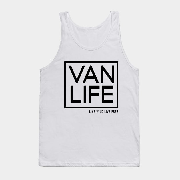 Van Life Tank Top by Tshirt Samurai